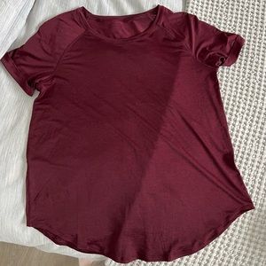 Lulu lemon shirt open up back tee